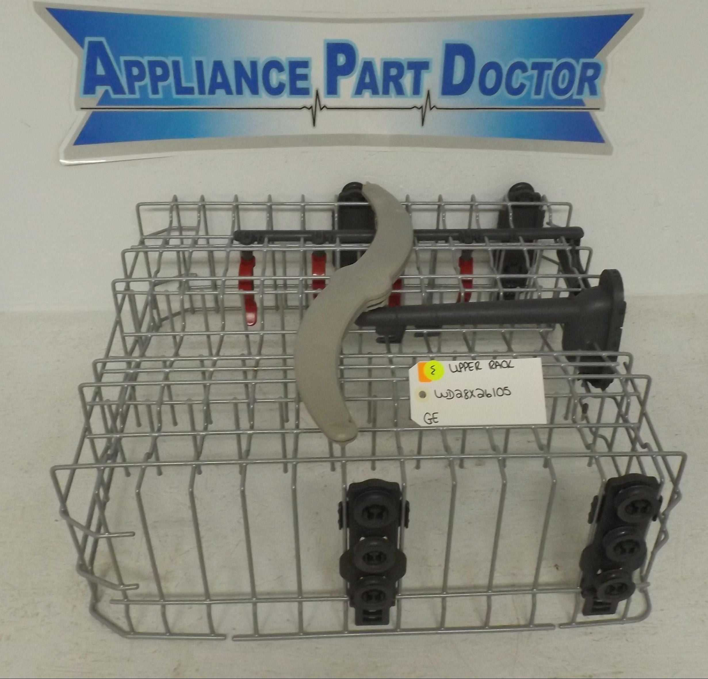GE DISHWASHER WD28X26105 UPPER RACK (USED) GE DISHWASHER WD28X26105 UPPER RACK (USED)